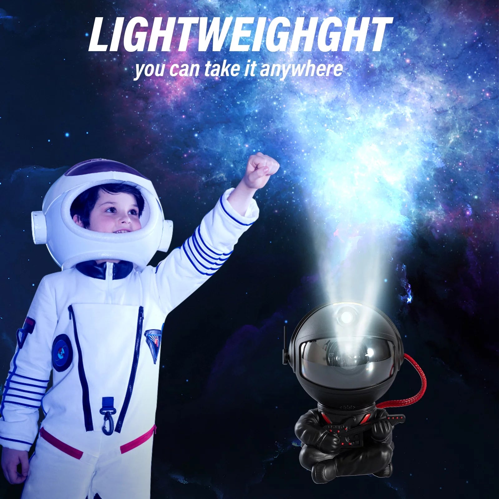 Astronaut Galaxy Projector Lamp Astronaut Starry Sky Projector LED Star Projector Space Projector Night Light with Remote Control for Bedroom Party Home Decor